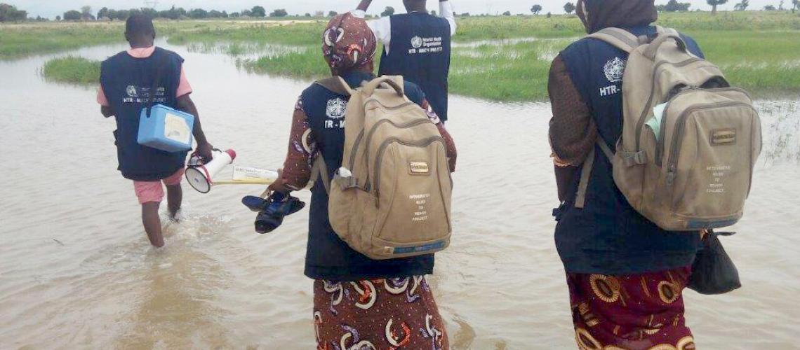 3 ladies with bag pack